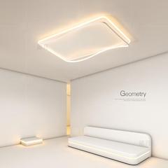 客创长方形厅灯led吸顶意灯简约XD2020-0现中代主卧室灯书房餐厅