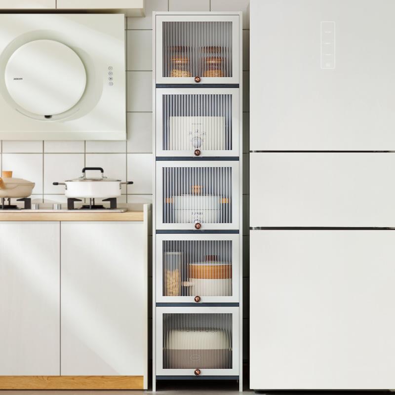 带门缝隙柜夹纳收柜家用零EWN食客厅多层储物柜子厨物房窄缝缝隙