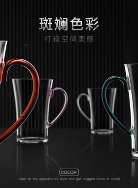 邦田玻璃杯杯家用杯子轻水具套装奢隔热茶绿茶杯待客BA01茶泡杯4