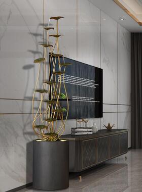 采购产品现代无障碍豪华饰品，居品，落泉地式水景，客厅流WYI水