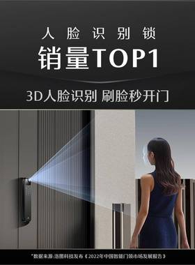 德施曼人码DESSMANN脸猫眼大屏智能门锁密锁0指纹锁版麒麟Q5FMax(