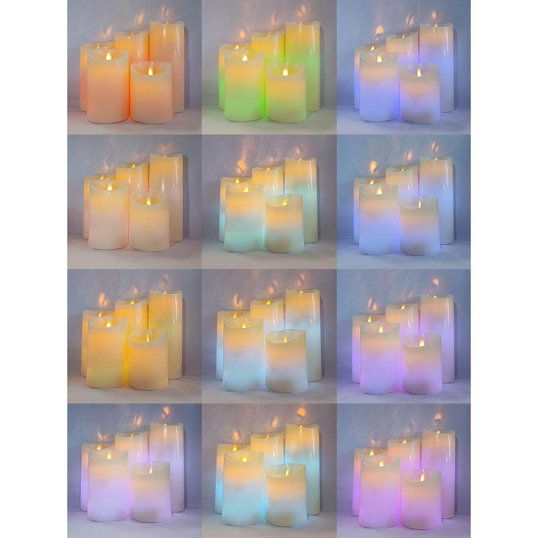 可充电遥控变求色Led数码烛杀脚本气氛浪漫蜡婚告灯YYY白安排婚礼