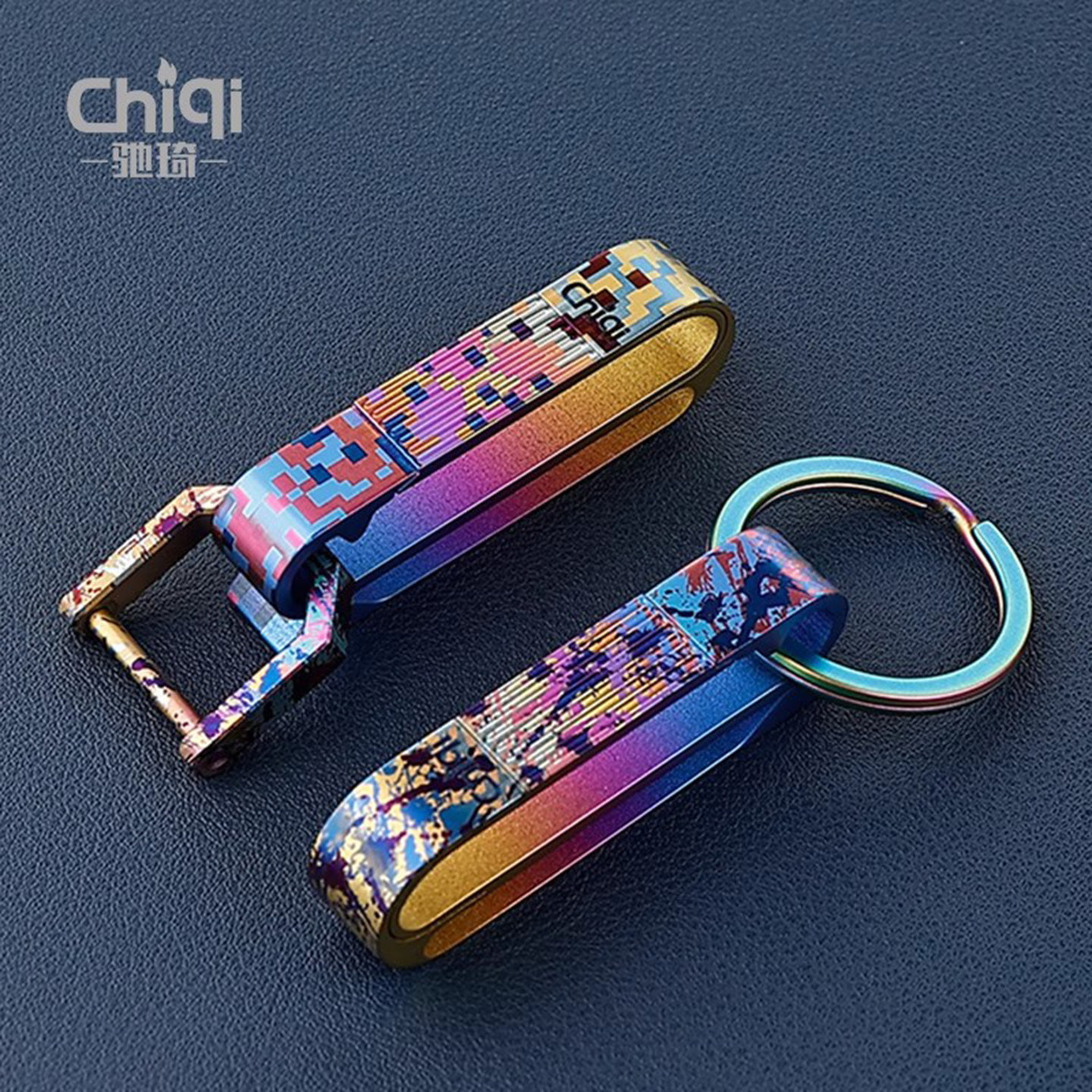 驰琦钛合金男腰挂钥匙扣个性创意汽车钥匙环挂件简约运动裤锁匙扣,节庆用品/礼品,钥匙扣,淘宝优惠券,粉丝福利购,淘宝优惠卷