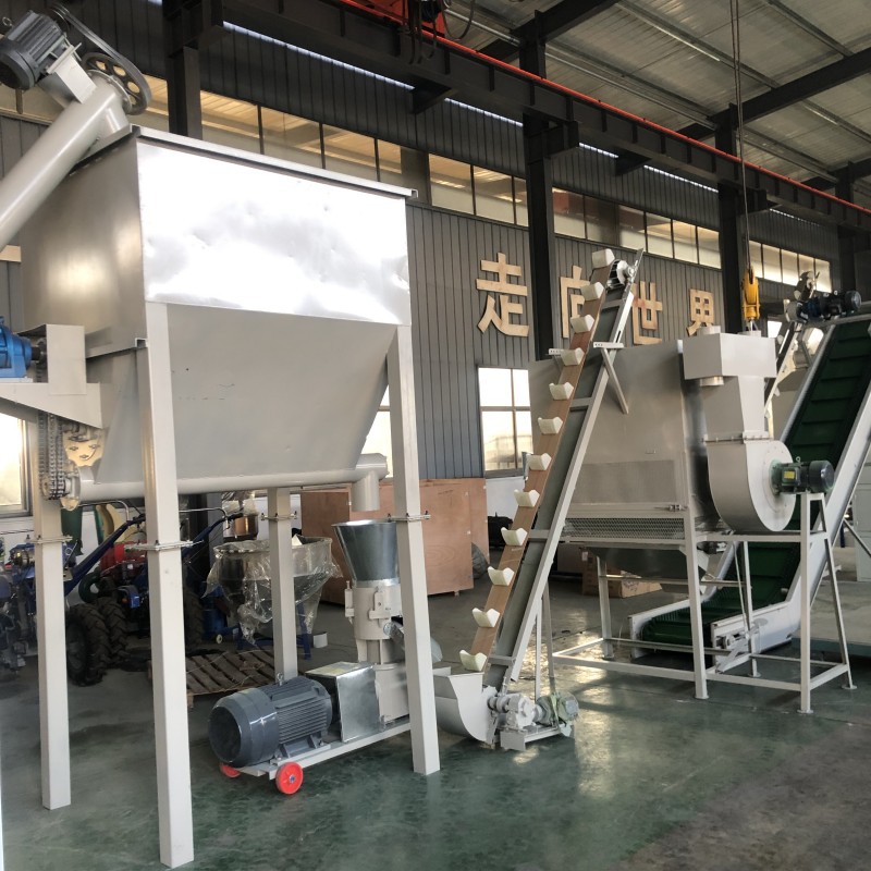 猪牛羊饲料颗粒机 大中小型狗粮机生产线 毛毛虫塑料造粒设备