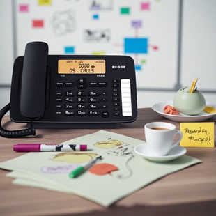 泰丰TF35智能录音电话机座机家用办公室固话可免提自动录音电话机