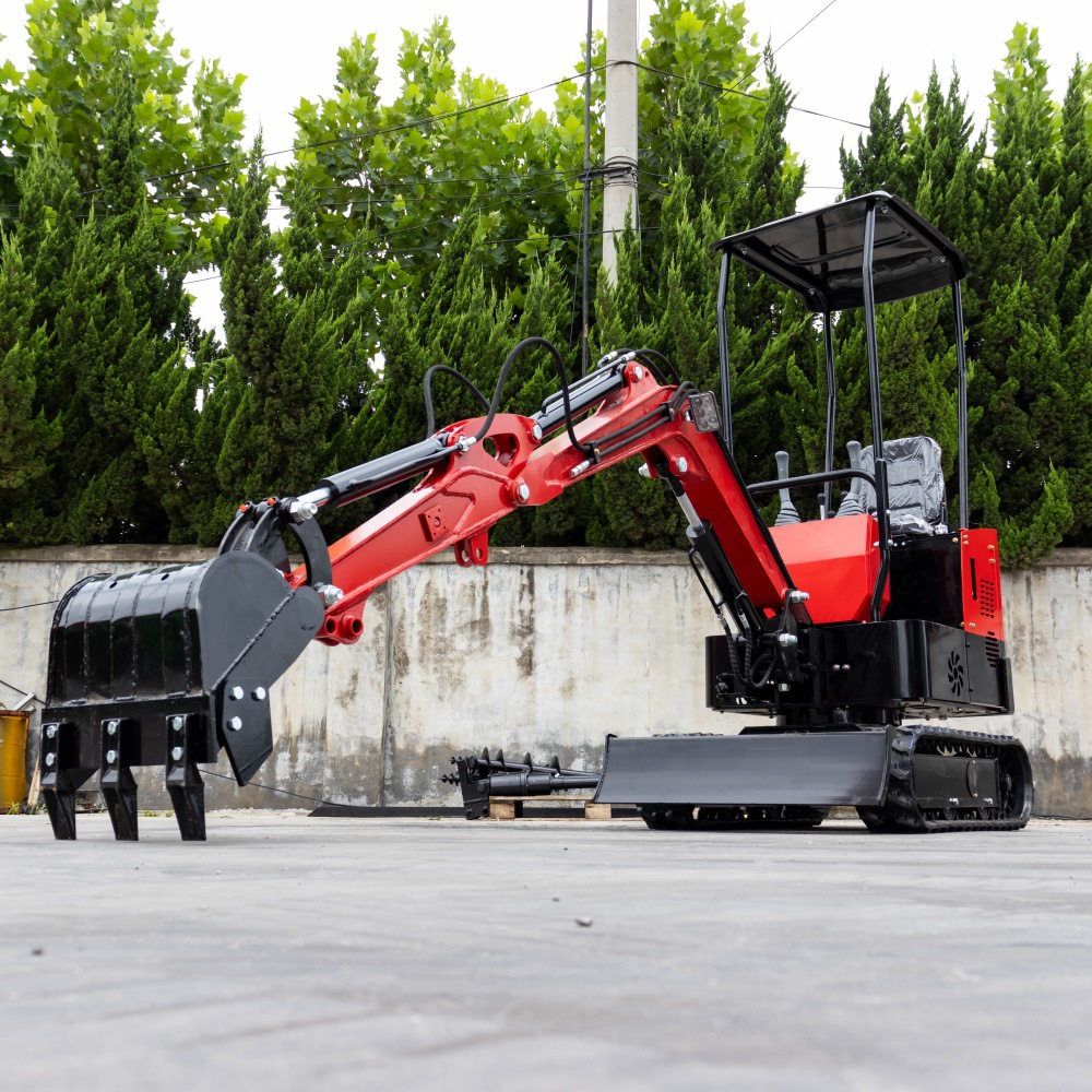 源头工厂 HT10履带式小型挖掘机 1000kg机家庭用小钩机 现货供应