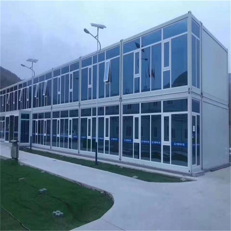 移动打包箱房简易快拼工地集装箱宿舍可移动可拆卸打包箱房