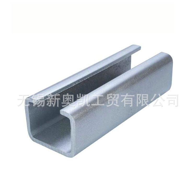 江苏无锡大规格厚壁C型钢檩条 钢卷板折弯直出U型钢C型钢50*40*2