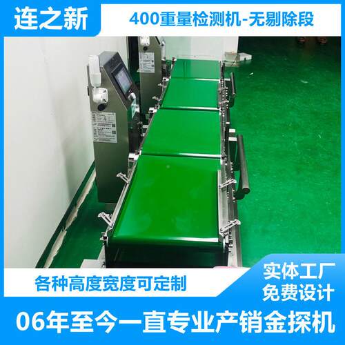沙玛在线检重秤食品动态称CW400称重机流厂线水设备精度皮带秤琪