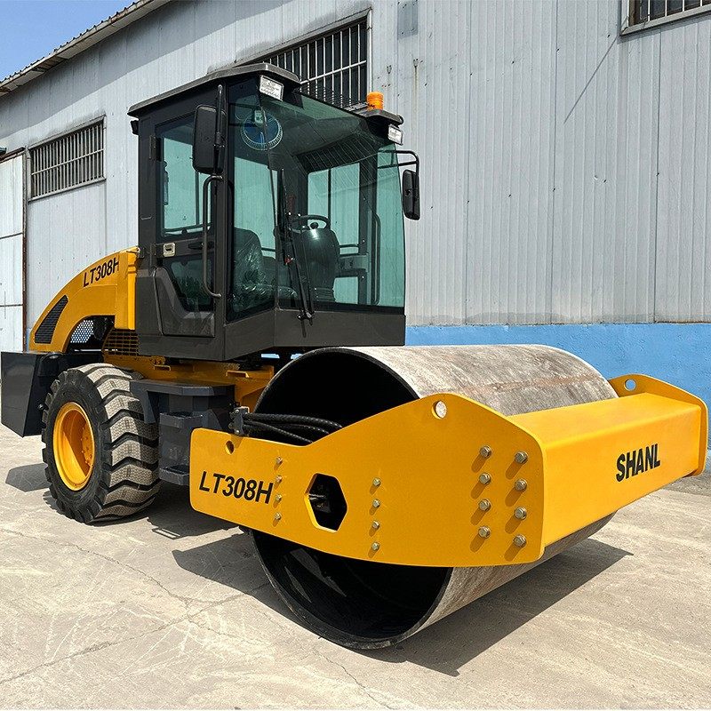 8吨小型压路机单钢轮路面沟槽压实1吨3吨2吨全液压压路机电动