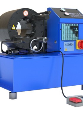 2寸高压胶管扣压机 低压管夹线管锁管机 钢丝绳八字扣扣压机