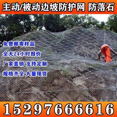 若渝主动被动边坡防护网源头厂家