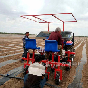 辣椒覆膜澆水移栽機 西瓜苗栽苗機甜葉菊移栽機