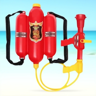 反光马甲消防员马甲背包水枪帽子消防员玩具儿童玩具幼儿园