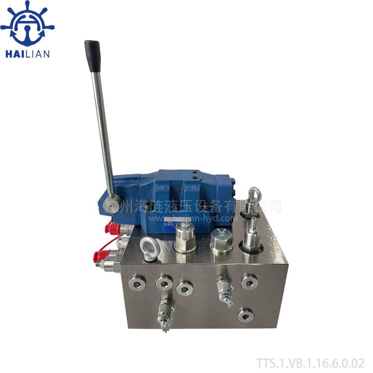 船用舱盖控制阀组control valve block DWG N.166-9200