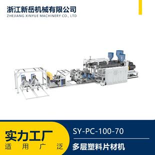 PP多层塑料片材挤出机PE/PS快餐盒托盘双螺杆片材成型机厂家供应