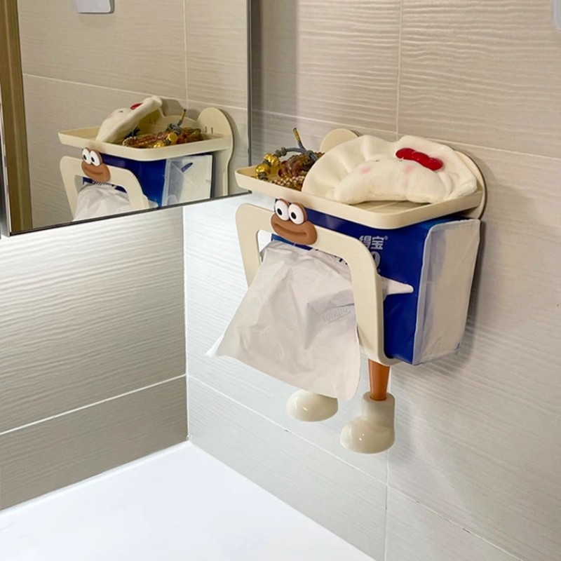 卡通造型纸巾盒壁挂式