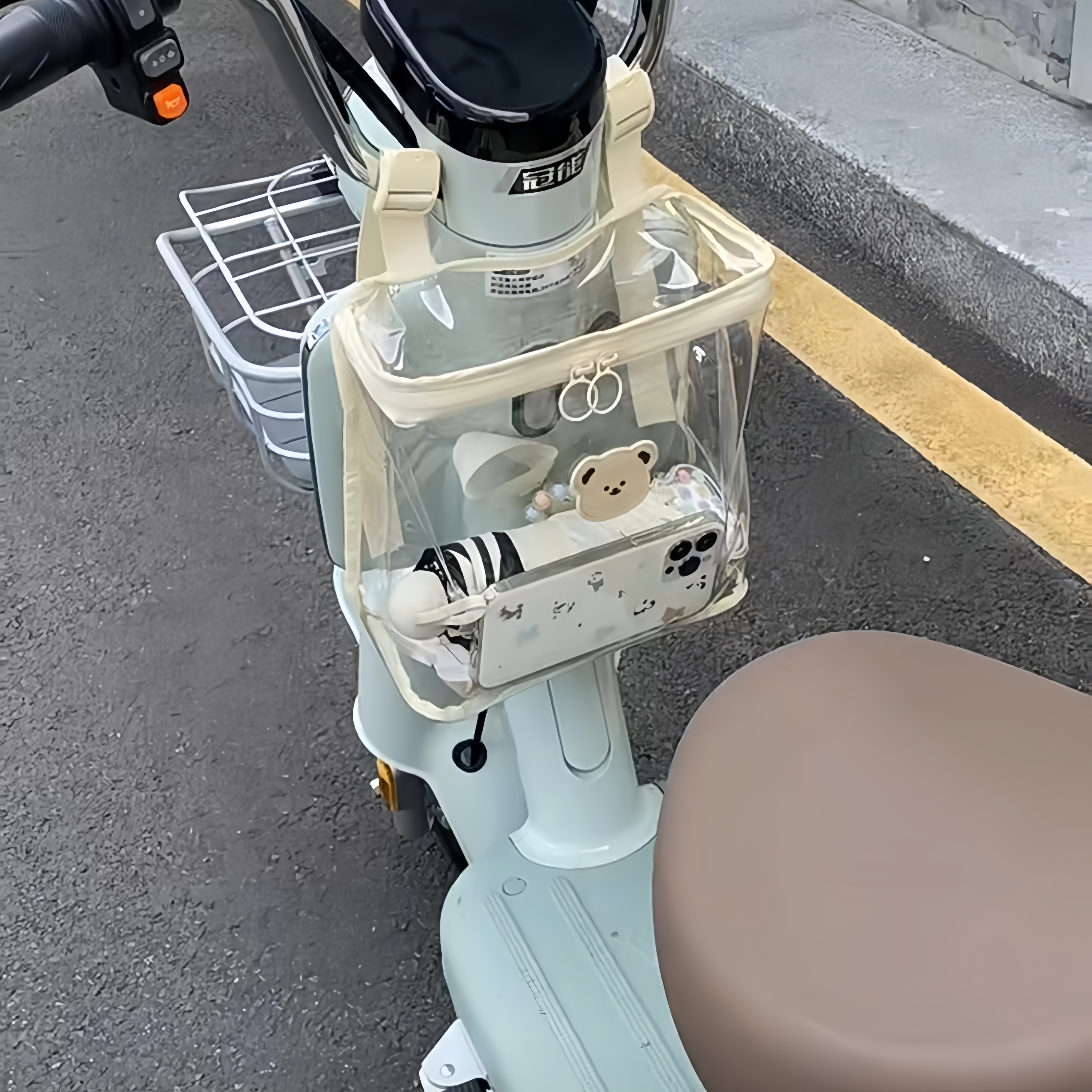 电动车手机充电器收纳包