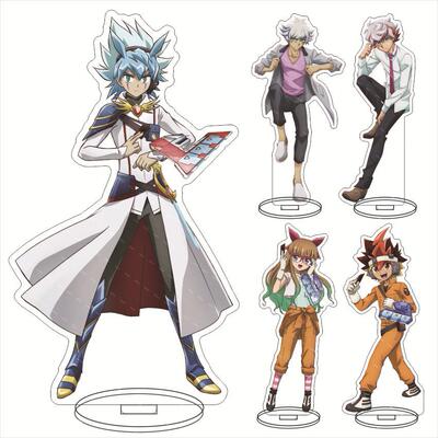 游戏王VRAINS 亚克力大立牌 藤木游作 穗村尊 财前葵 亚克力摆件