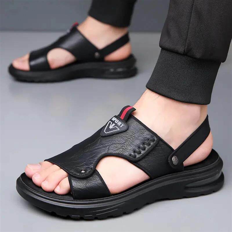 万载昌锋优品男士沙滩鞋气垫凉鞋夏防滑软底凉拖户外新款一鞋两穿