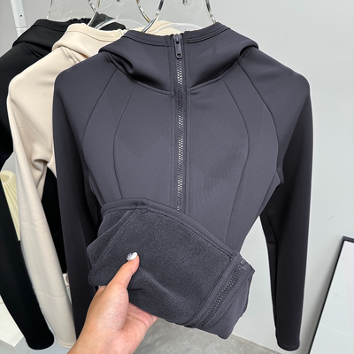 秋冬显瘦修身保暖加绒加厚外套