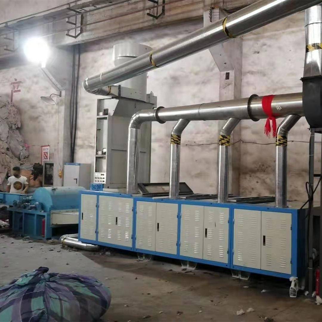 50辊/80辊旧毛衣料开松机旧冬装料开松机废布处理开松机