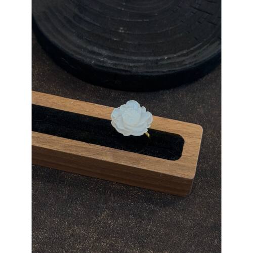 和田玉戒指女款戒指轻奢礼物