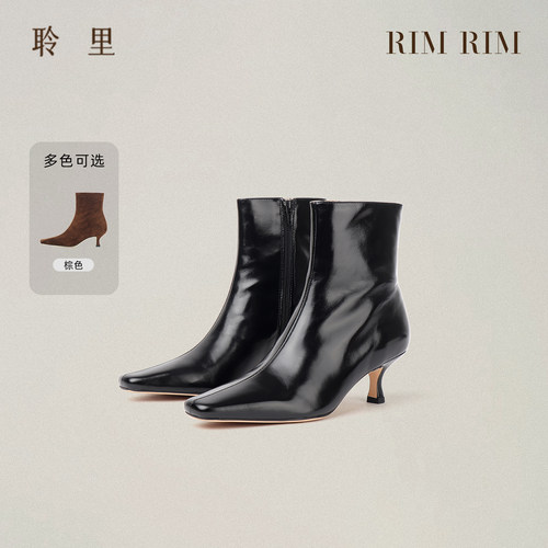 聆里原创手工塑形马皮瘦瘦靴