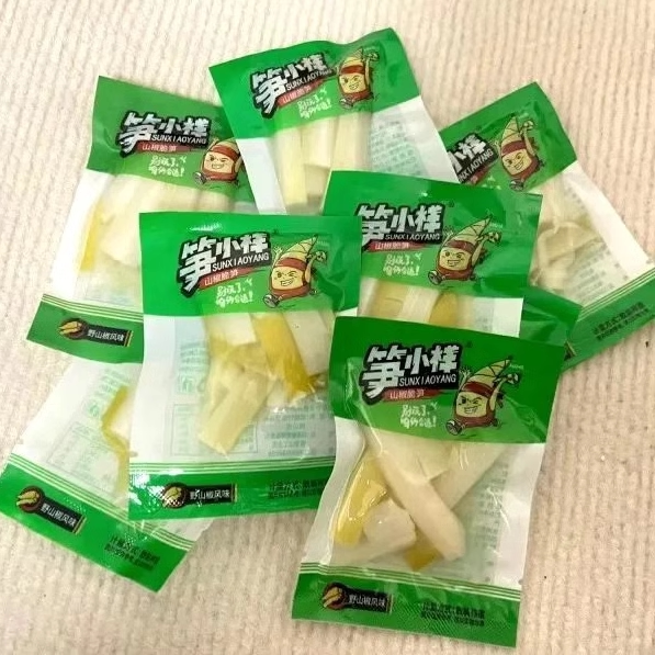 新鲜野山椒脆笋开袋即食泡椒笋尖笋片笋条酸辣竹笋爽口脆笋笋零食