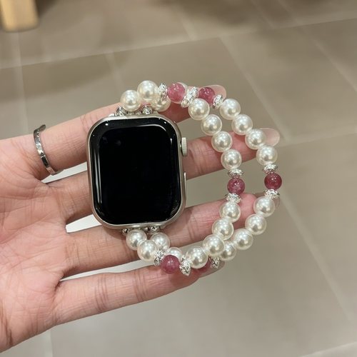 思雅图华为Fit4/3珍珠猫眼石表带