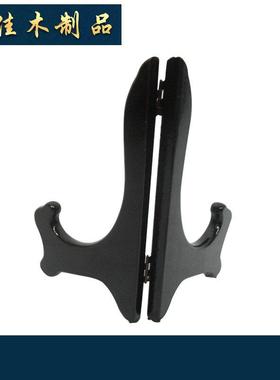 厂家供应木支架普洱茶架木制品盘架木质盘子支架茶饼支架