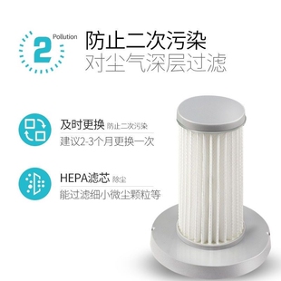 适配德尔玛吸尘器滤芯DX700/DX700S专用海帕滤棉原装过滤网可水洗