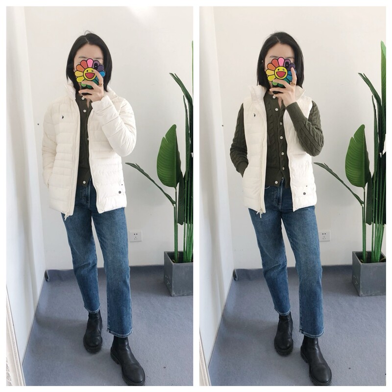 清 3件 买手店 女款立领羽绒棉服夹克外套 时尚百搭无袖上衣马甲