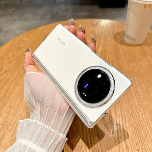 双中轴保护适用vivoxfold5手机壳vivo磁吸透明高端新款机壳x折叠屏保护壳高级感fold保护套系列xfold3pro后壳