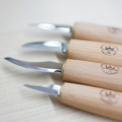 詹小山雕刻刀x木刻自习室椴木雕刻木料店主亲测木雕初学者四件套
