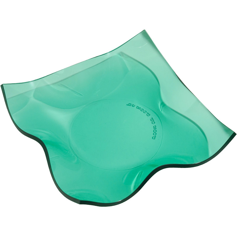 栀美家 亚克力托盘摆件 创意家用收纳盘客厅水果盘零食糖果盘茶几