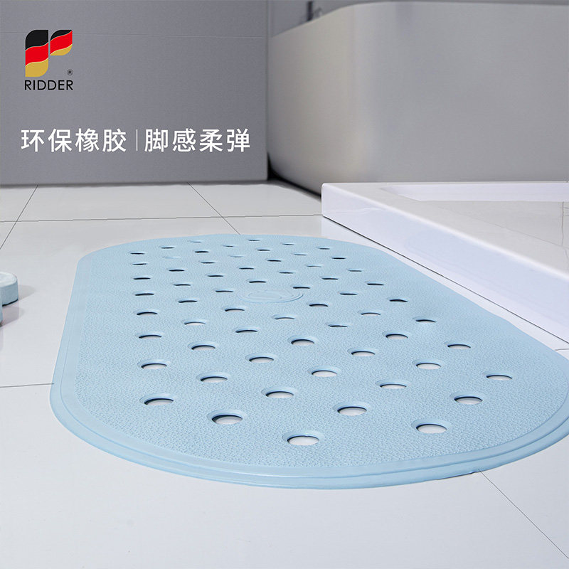 德国进口卫生间淋浴房浴室按摩防滑垫吸盘浴缸防滑贴垫子洗澡地垫