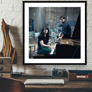 Martha Argerich 阿格里奇古典钢琴家音乐家琴房教室有框装饰挂画