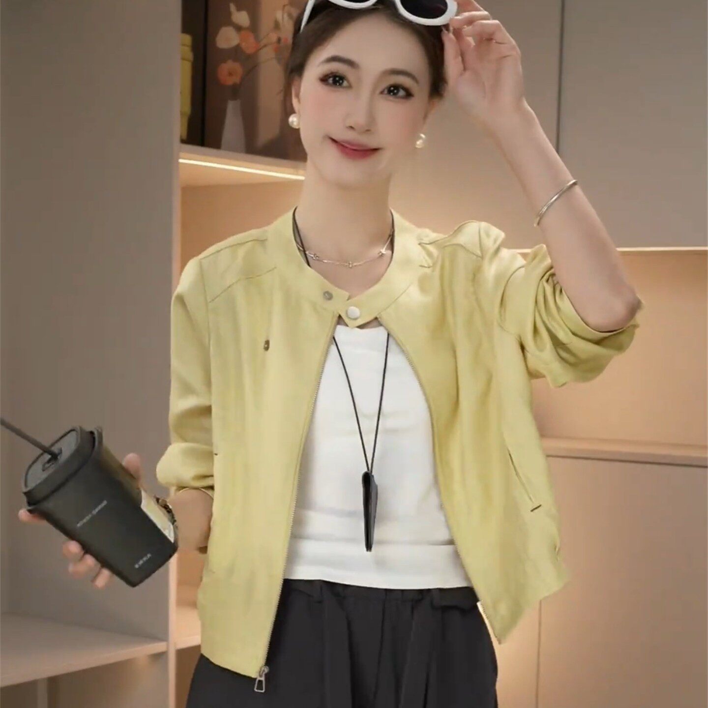 防晒衣女薄款外套夏季2026新款今年流行爆款洋气小个子夹克上衣