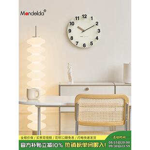 曼德达家居装饰艺术钟壁挂钟客厅创意现代简约钟时尚典雅
