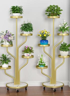 花架子客厅阳25595台盆铁艺绿萝架创简意落花地式易台植物窗置物