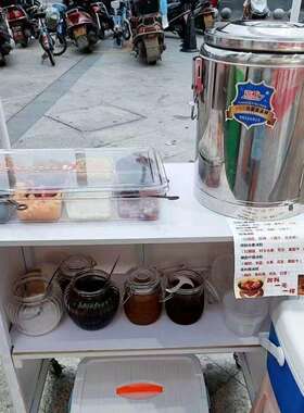 不锈钢保温桶用摆量AL100552摊大容保温饭汤粥水桶茶商汤桶西瓜椰