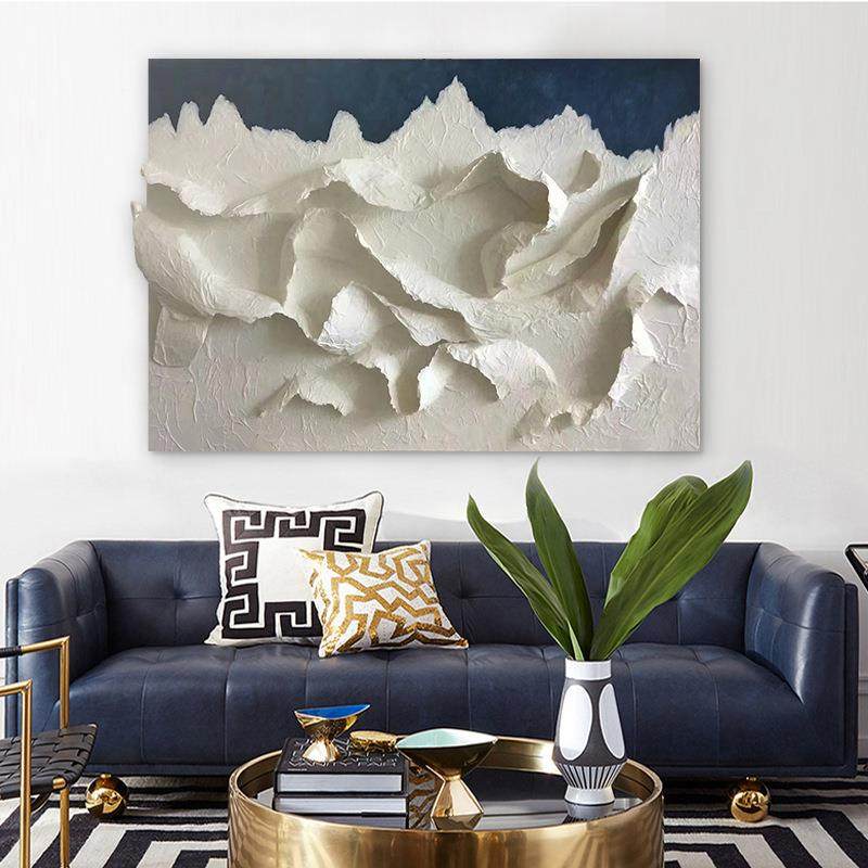 现代约抽象色NOAH-515板块厚油墨简装饰画卧室床头挂画横肌理壁幅,家居饰品,现代装饰画,淘宝优惠券,粉丝福利购,淘宝优惠卷