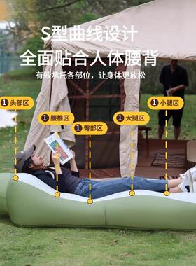 BmWe5eir充气气沙发户外野音乐节快速懒人充沙发户携外充气床旅行