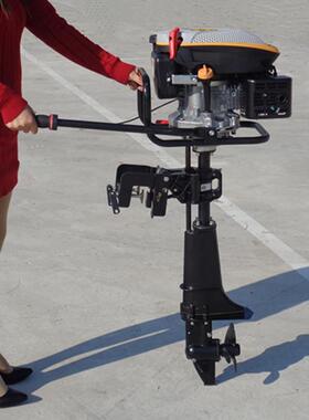 四舷冲程风冷汽用油船挂机外机专业生厂家多产功能08976船推动机