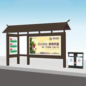 0候车亭不钢候车亭家厂制作站城市公交牌等车小型锈市政候车亭