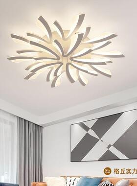 简约现代客大吸顶灯厅家用餐厅卧室灯气308个性网红大吸顶灯灯