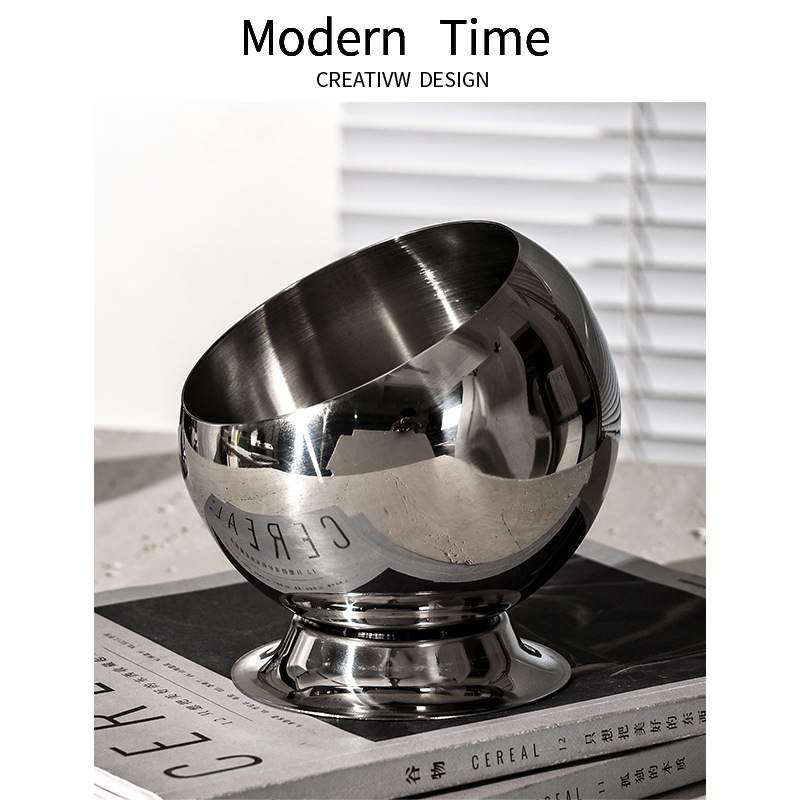 不锈钢桌面垃圾桶轻奢风可爱小号迷你家用简约台面桌上收纳筒新品