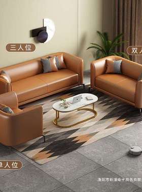 小户型皮艺沙发意厅卧室简约客现56925代双出租房三人公寓休息区