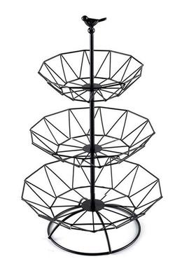 厂几家直销创何铁艺水果篮意欧式摆件家居厅餐CHU厅水果盘客收纳